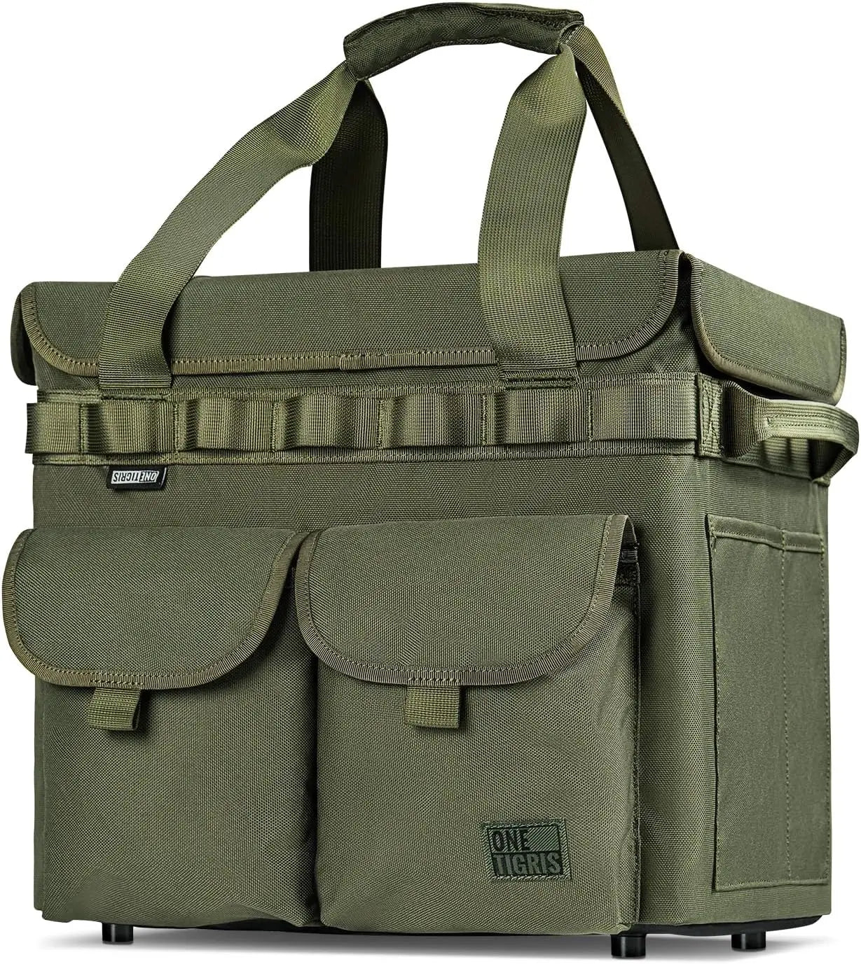 Collapsible 25L Camping Storage Tote Bag With Lid For Outdoors