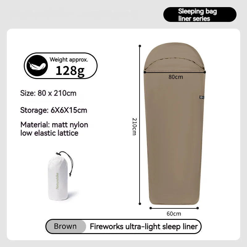 Ultralight Nylon Sleeping Bag Liner For Camping And Travel