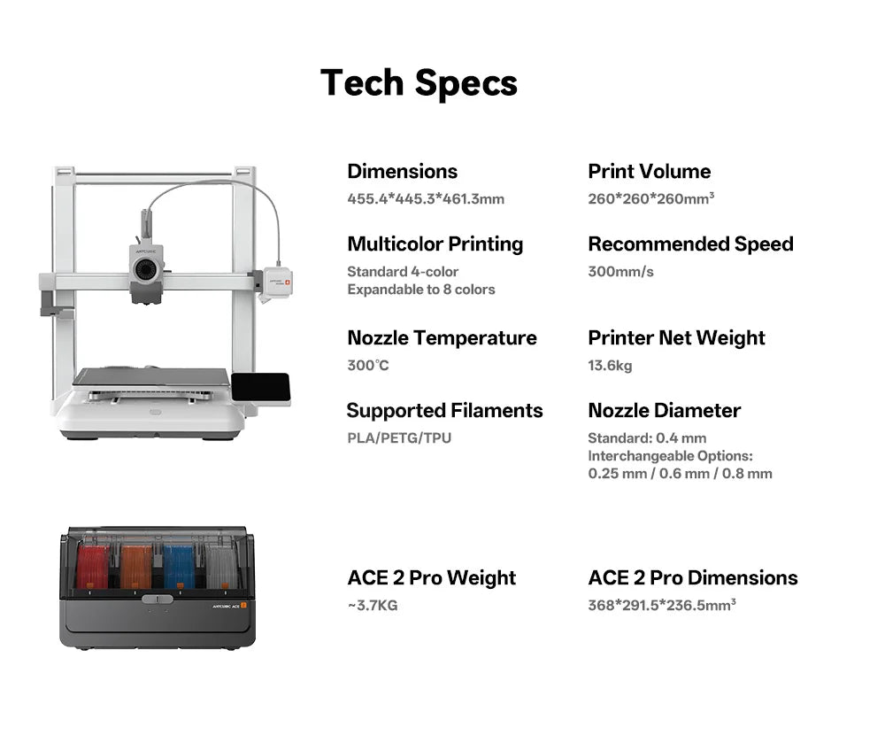 Anycubic Kobra 4 3D Printer With Leviq 3.0 Auto Leveling