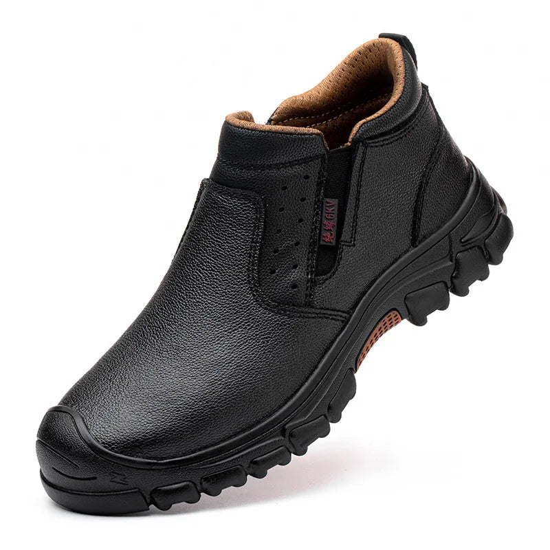 Men Composite Toe Safety Work Boots With Metatarsal Guard