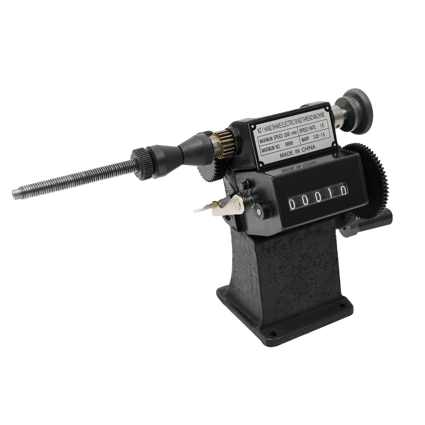 Fishing Line Spooler With Counting Machine For Spool Winding