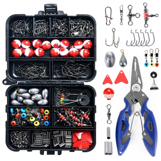 Docooler 263-Piece Fishing Accessories Set With Tackle Box