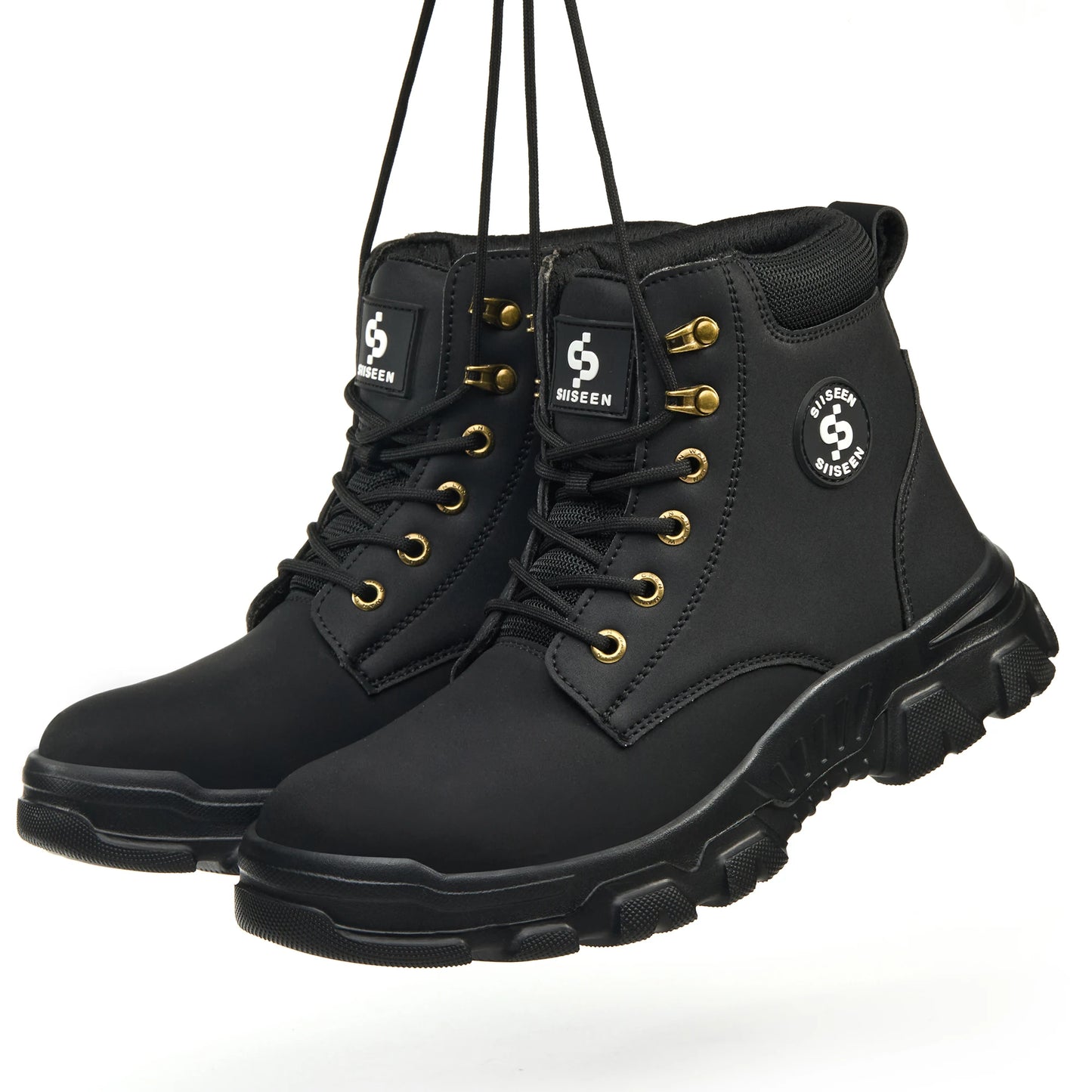 Men's Steel Toe Safety Shoes Puncture Resistant Kevlar