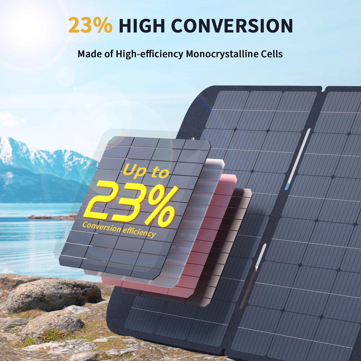 VTOMAN VS400W Foldable Solar Panel for RV and Power Station