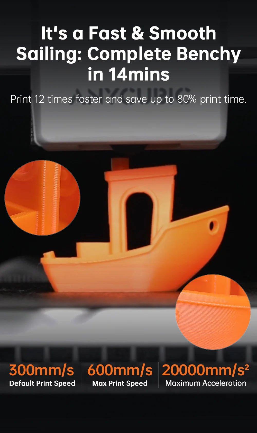 Anycubic Kobra X 3D Printer With Automatic Leveling And Fast Printing