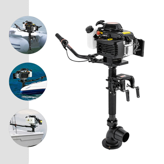 4HP 55cc 4Stroke Outboard Motor With Jet Pump And Tilt