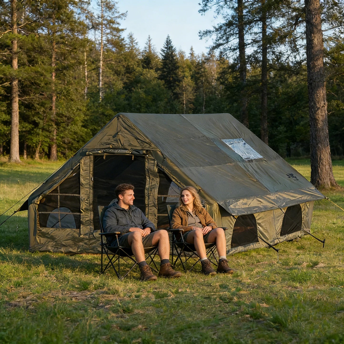 Pakicetus Quick Setup Inflatable Camping Tent Waterproof