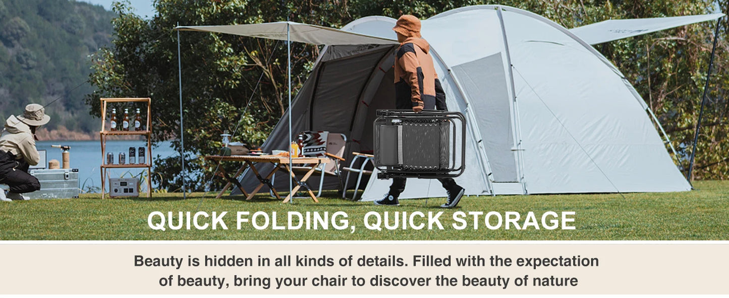 JHK Portable Zero Gravity Recliner Chairs With Cup Holder Trays