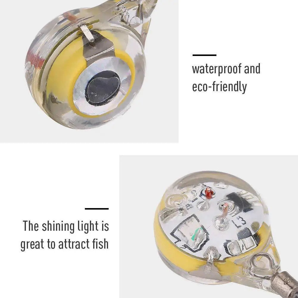 Alloet LED Underwater Eye Shape Fish Light Lure For Night Fishing