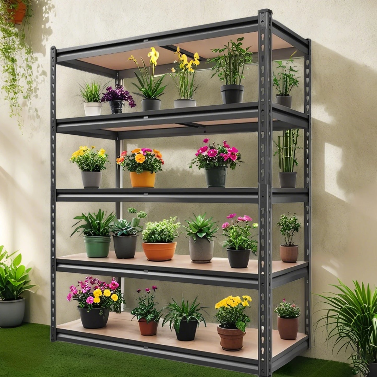 Heavy Duty Adjustable Garage Shelving Unit 2000 Lbs Capacity