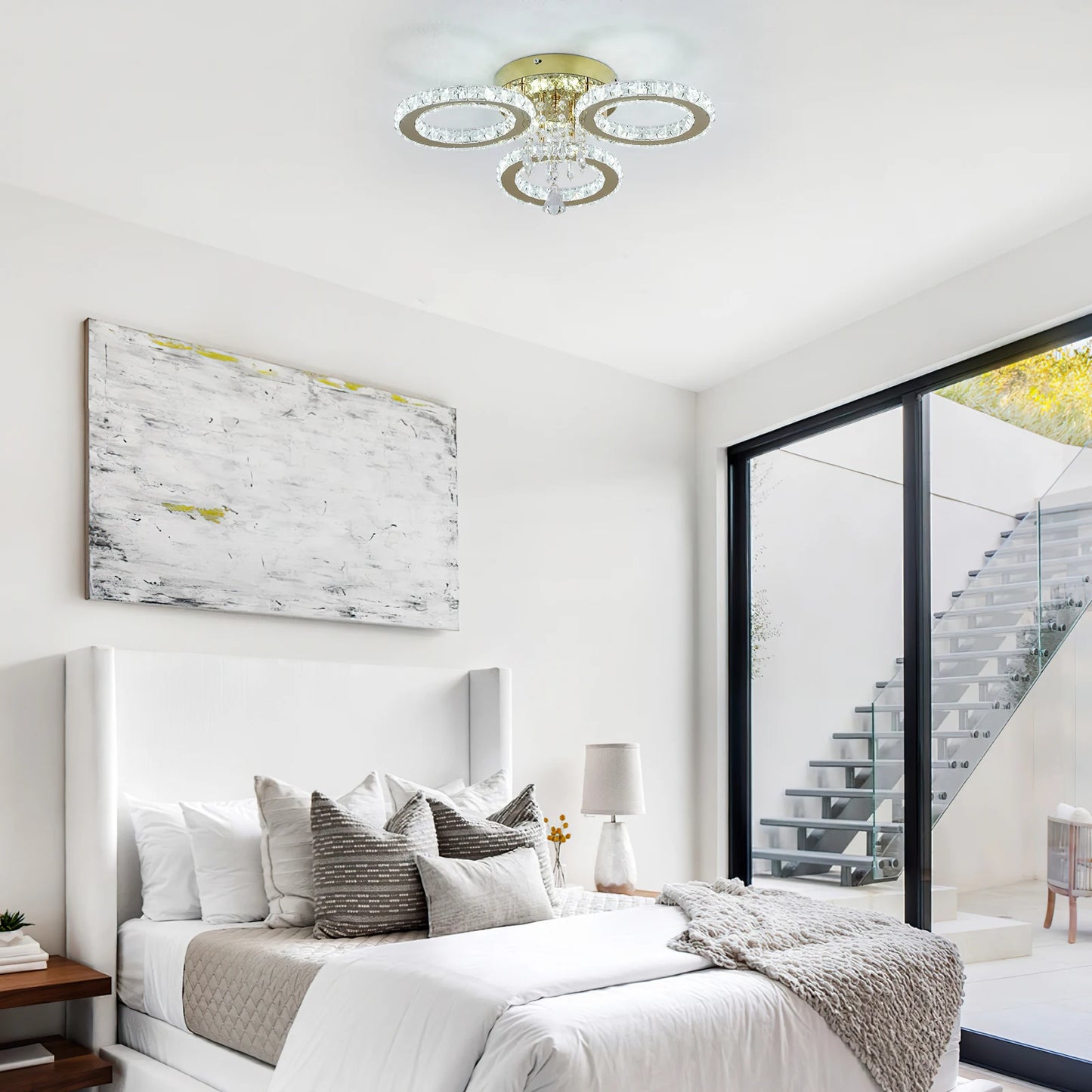 Vetrulus Crystal Ceiling Light Chandelier Living Room