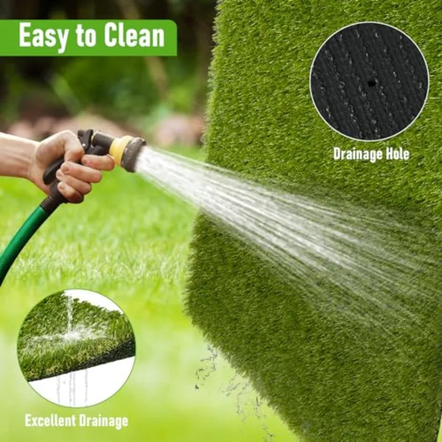 CooRug Realistic Outdoor Artificial Grass Turf For Garden And Lawn