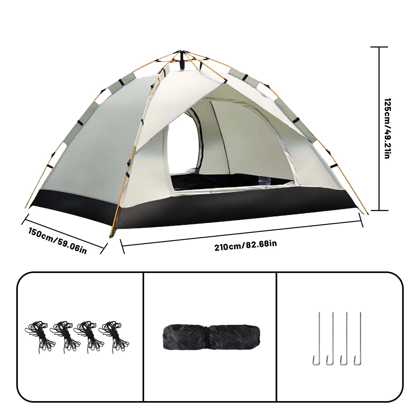 Pakicetus Auto Tent Sunshade Quick 60 Second Setup For Families
