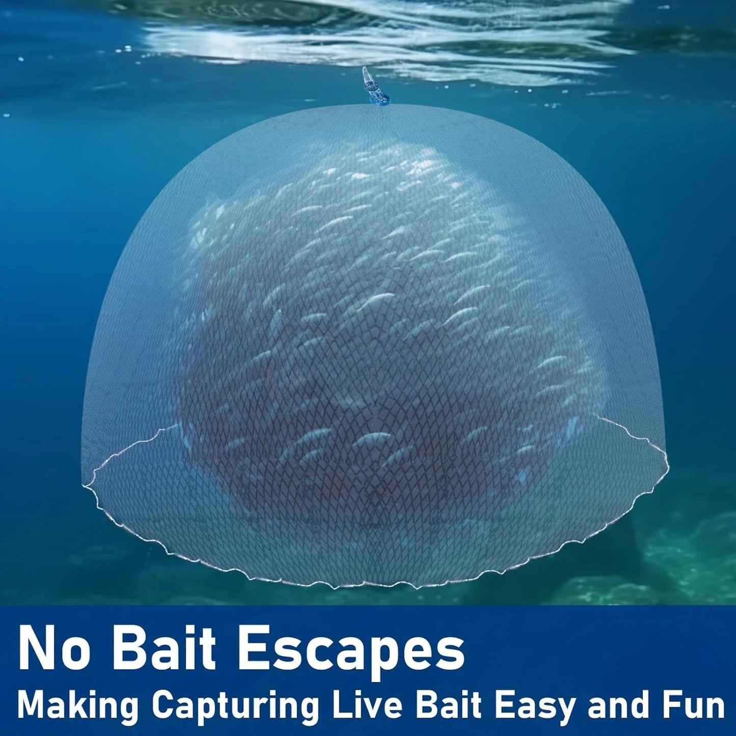 Cast Net For Fishing Shrimp Cage Freshwater And Saltwater