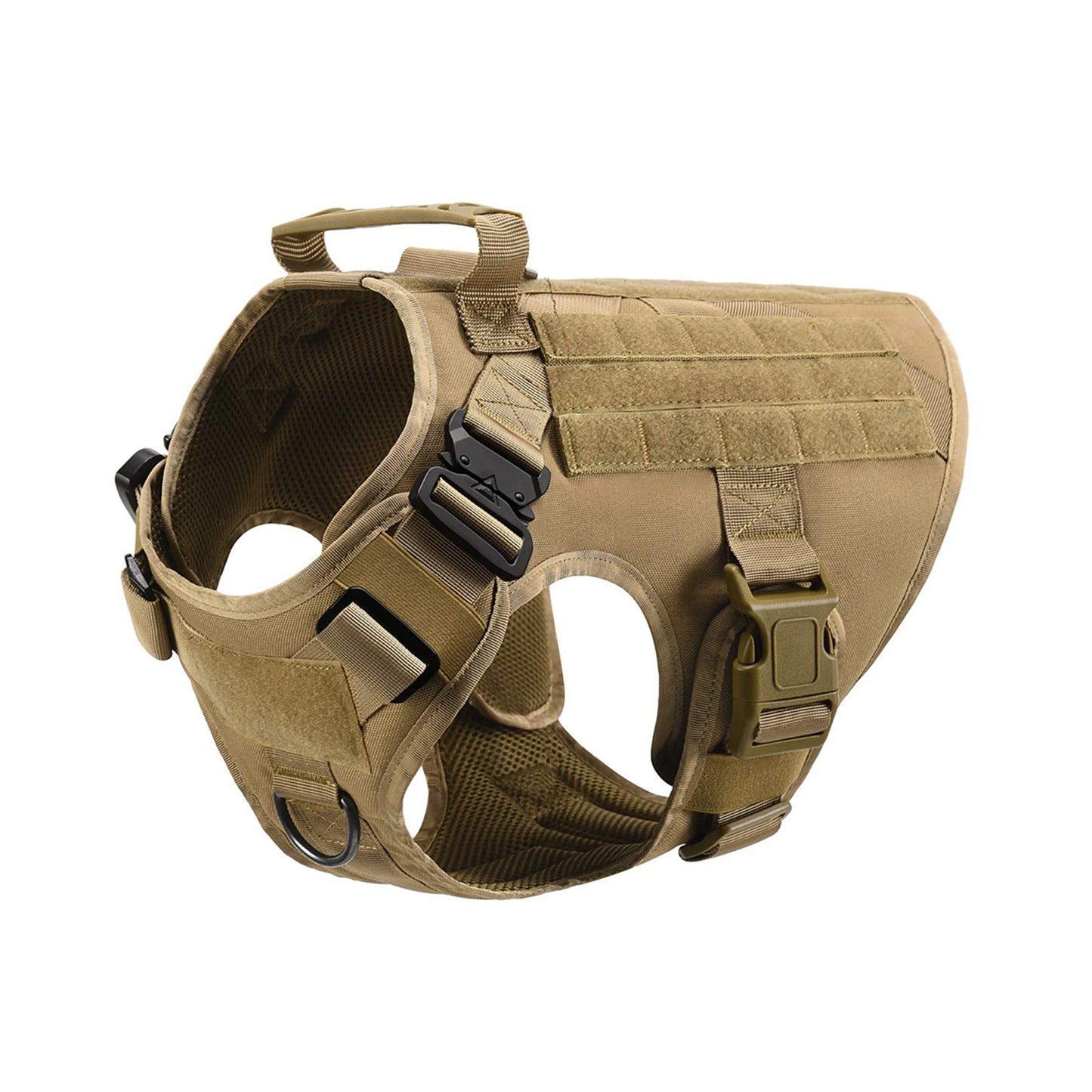 PETRAVELCN Tactical Dog Harness With Molle Pouches For Dogs