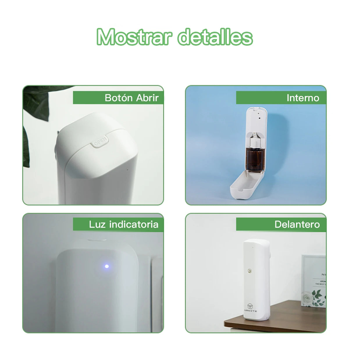 NAMSTE Plug In Wall Fragrance Diffuser Smart Waterless Aroma Machine