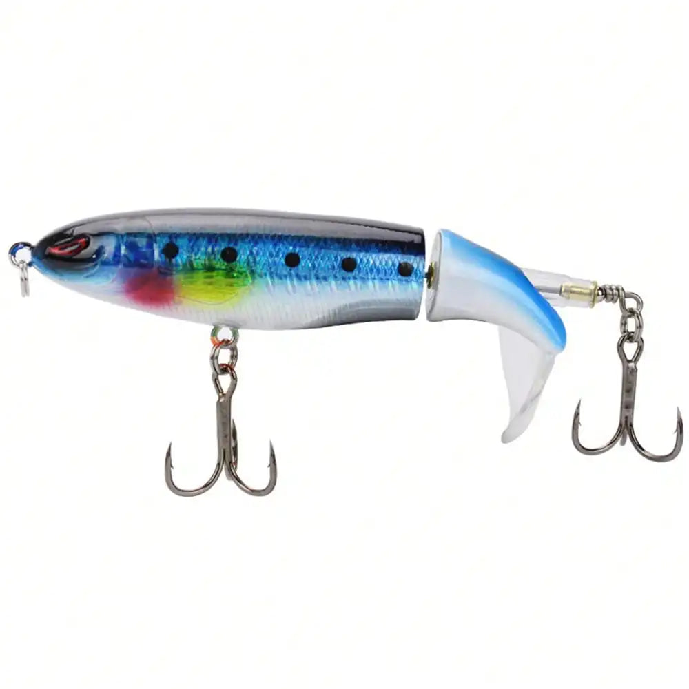 Propeller Trolling Hard Lure With Rotating Bobber Pencil Bait