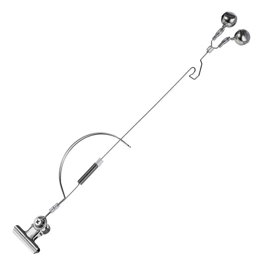 JOCESTYLE Fishing Rod Bite Alarm Stainless Steel Night Bell
