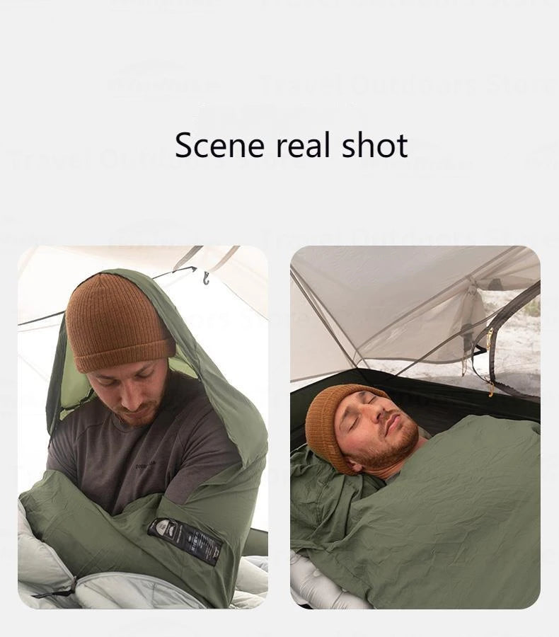 Ultralight Nylon Sleeping Bag Liner For Camping And Travel