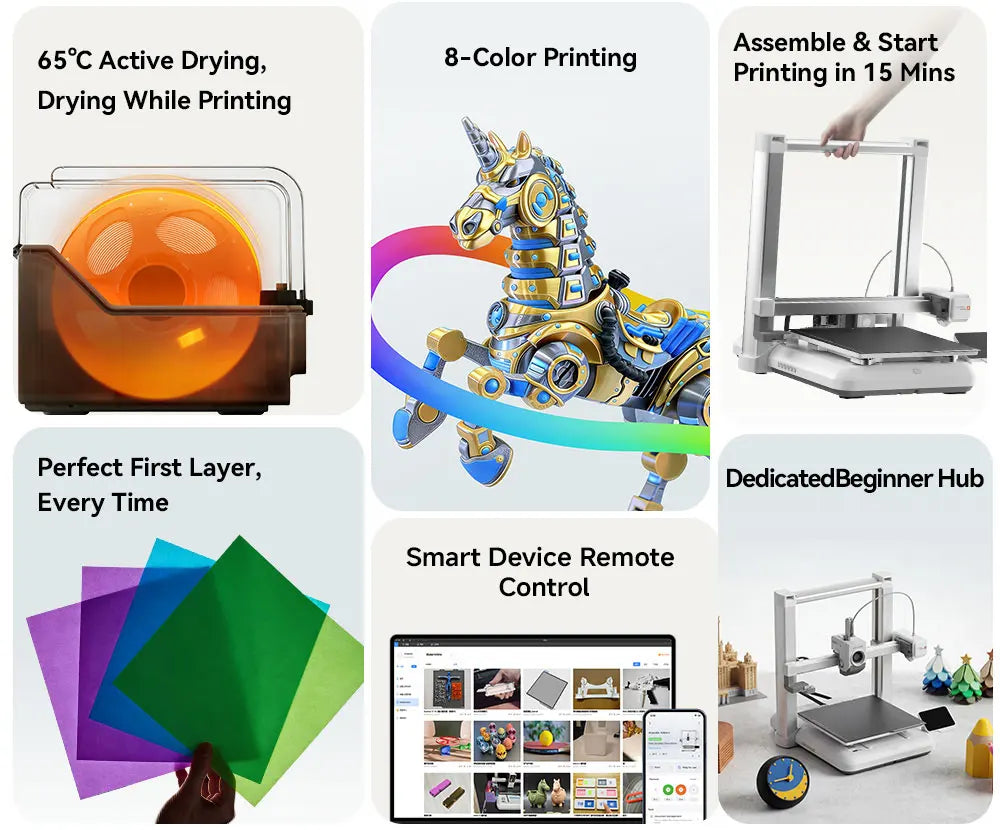 Anycubic Kobra 4 3D Printer With Leviq 3.0 Auto Leveling