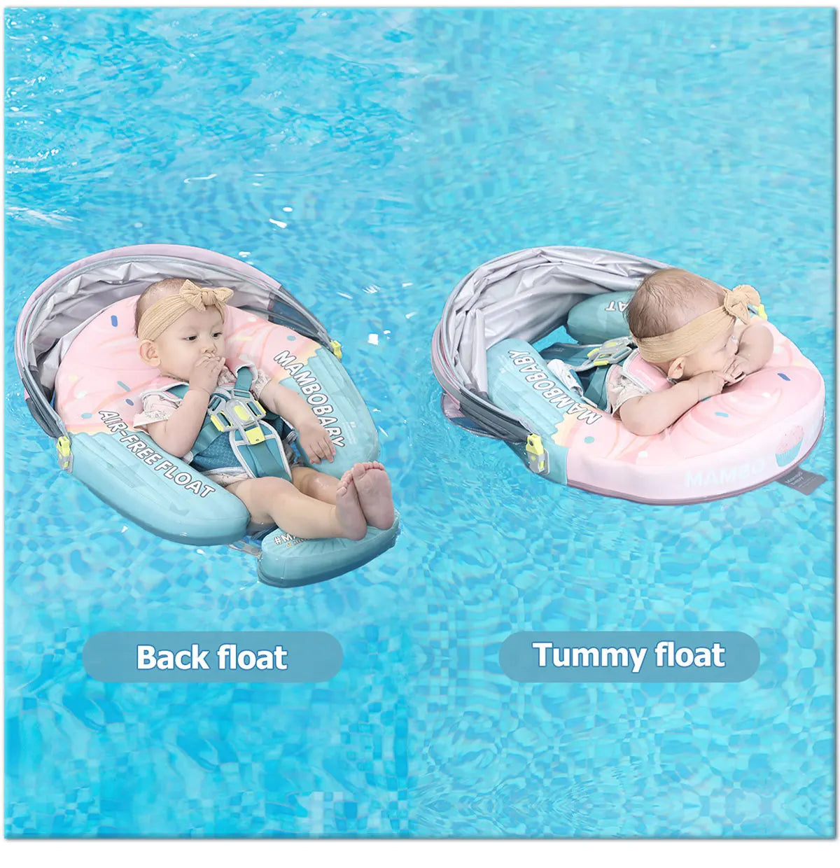 Mambobaby No Inflation Baby Float Harness For Safe Play