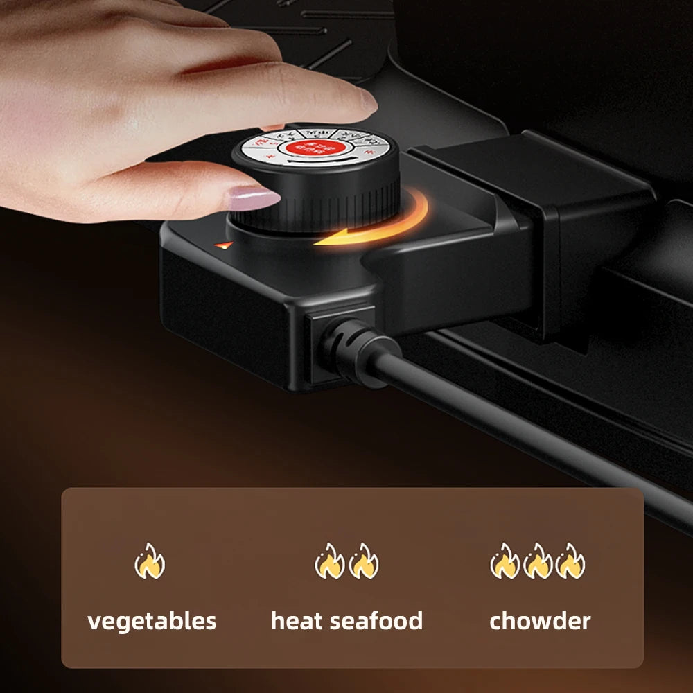Versatile Grilling And Hot Pot For Family Gatherings