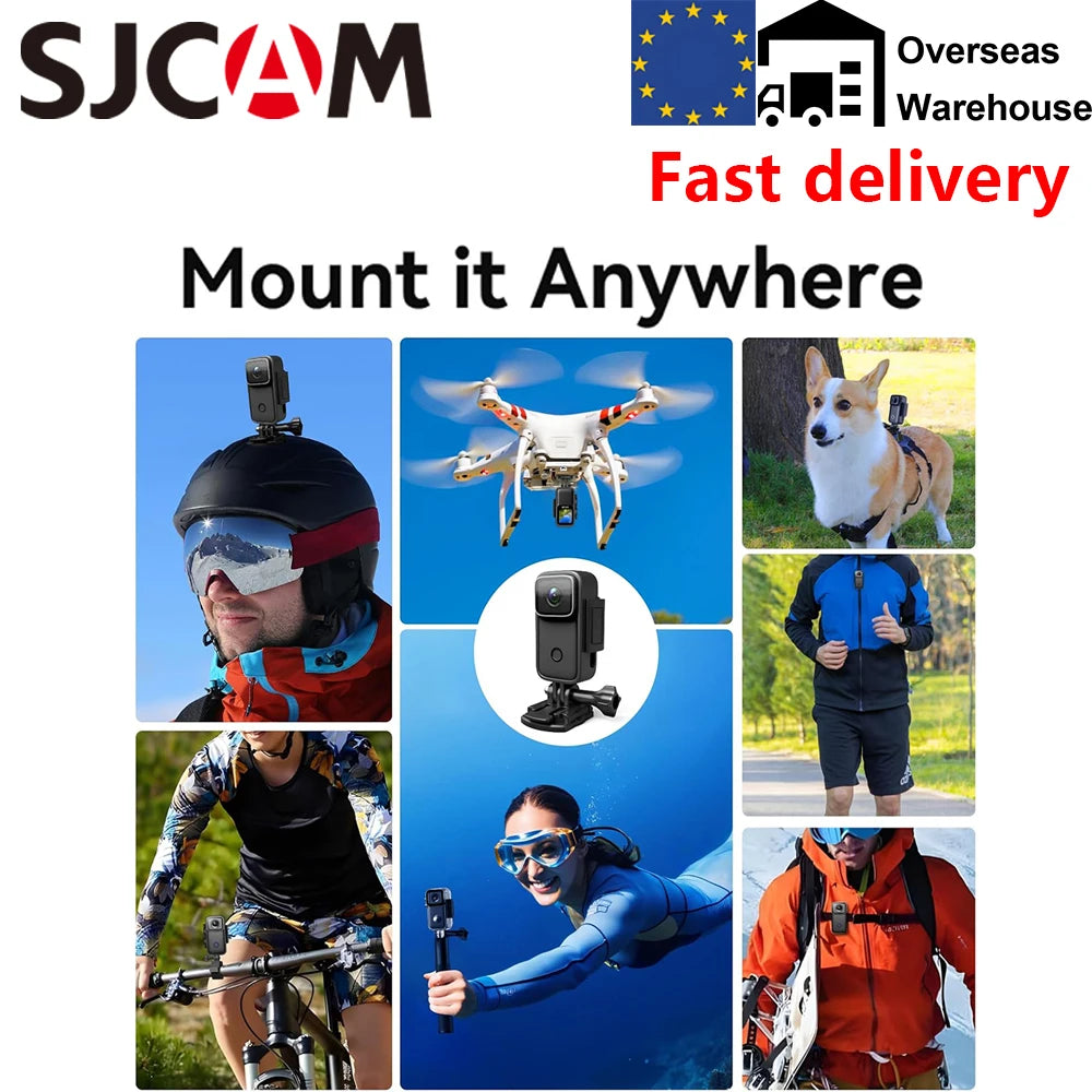 SJCAM C200 Pro 4K Action Camera Waterproof Underwater Long Battery