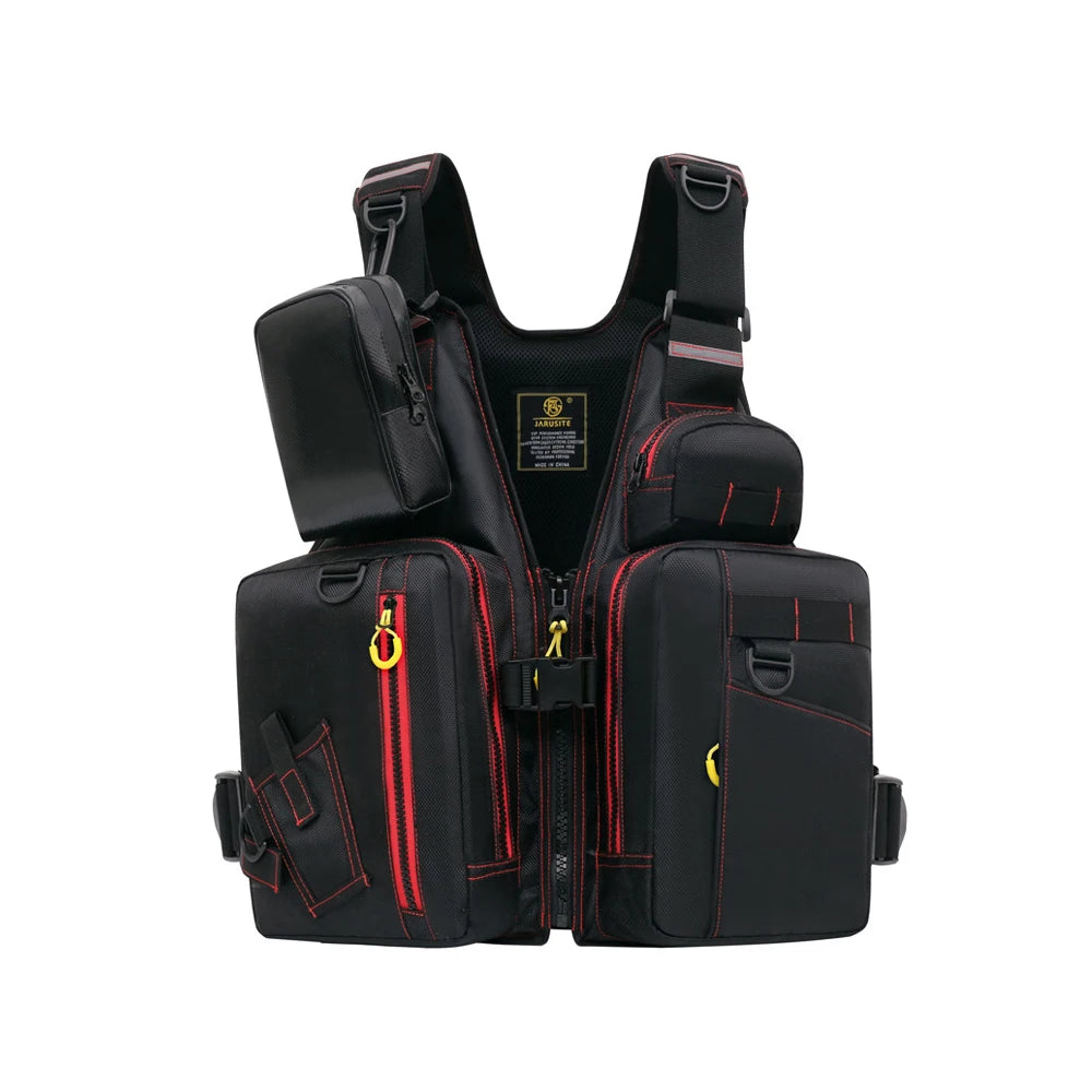 NONECN Outdoor Fishing Life Jacket Vest With Multiple Pockets