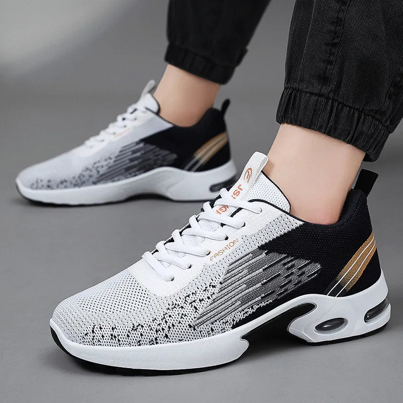 Men's Breathable Mesh Air Cushion Running Shoes