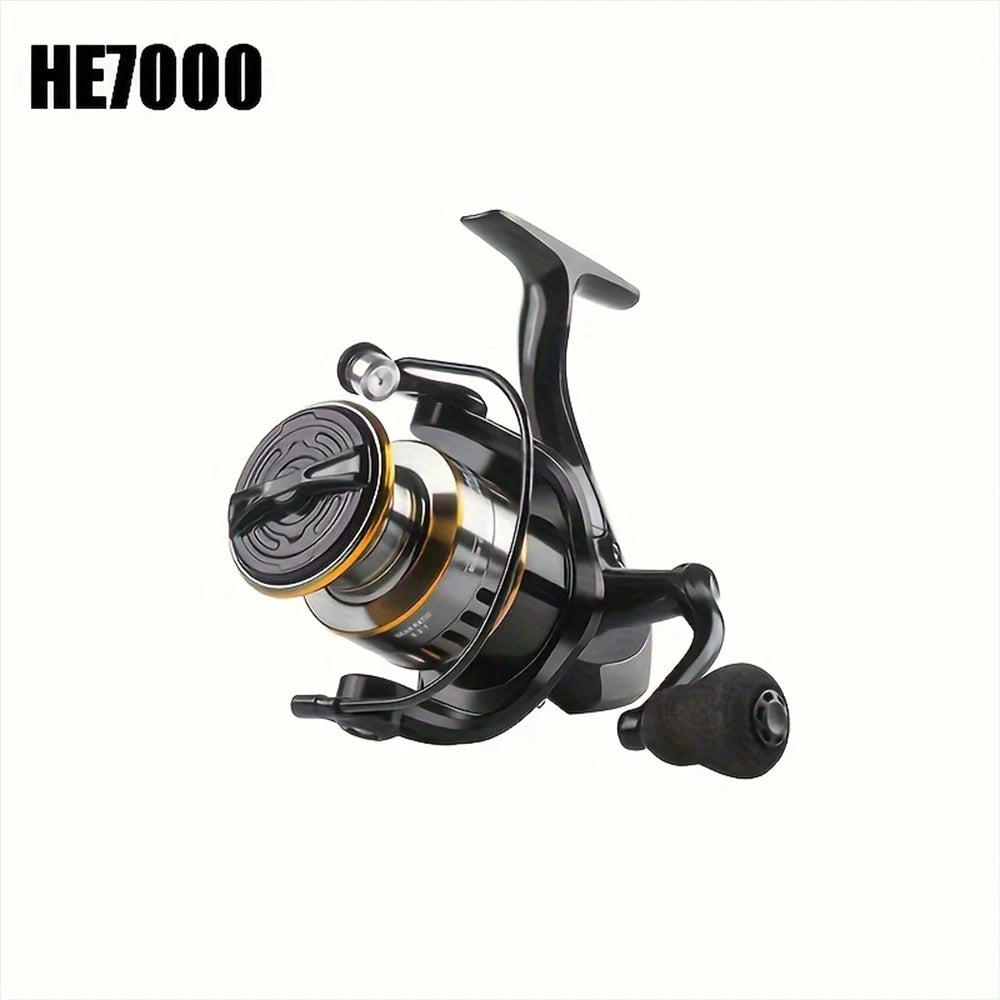 Ambidextrous Spinning Reel With Metal Spool And Rocker Arm 5.2:1