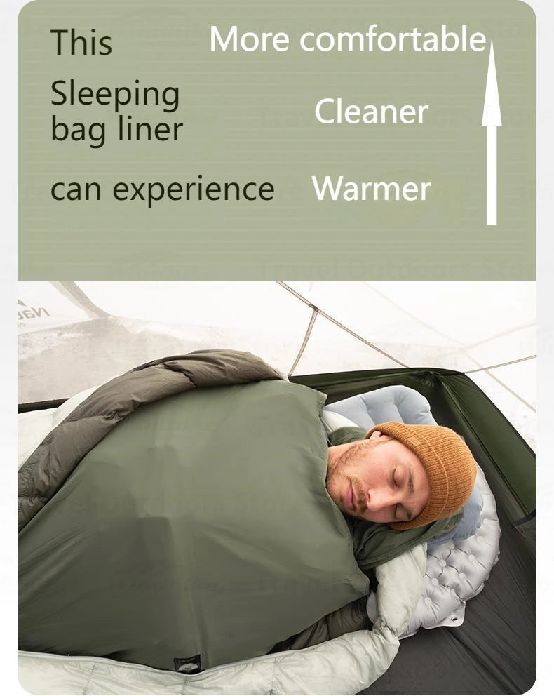 Ultralight Nylon Sleeping Bag Liner For Camping And Travel