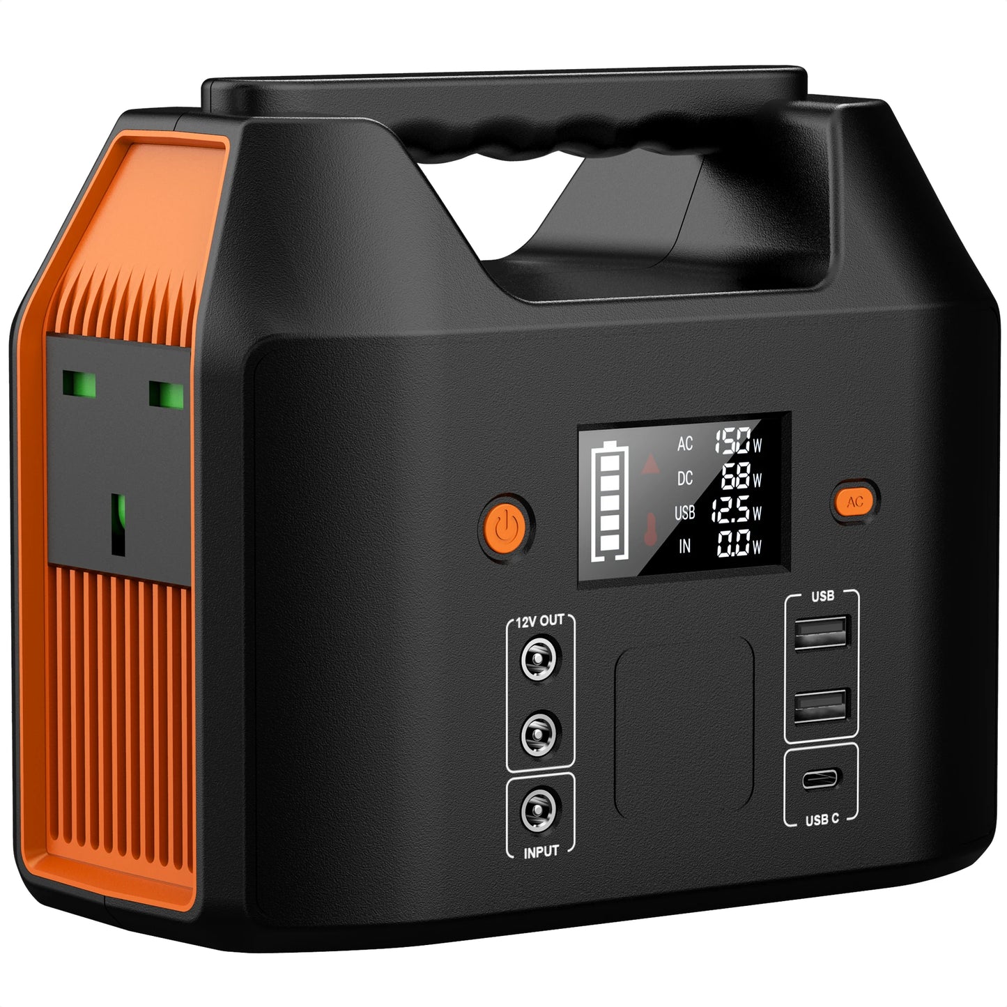 SinKeu Portable Power Station 300W Solar Generator with LiFePO4 Battery