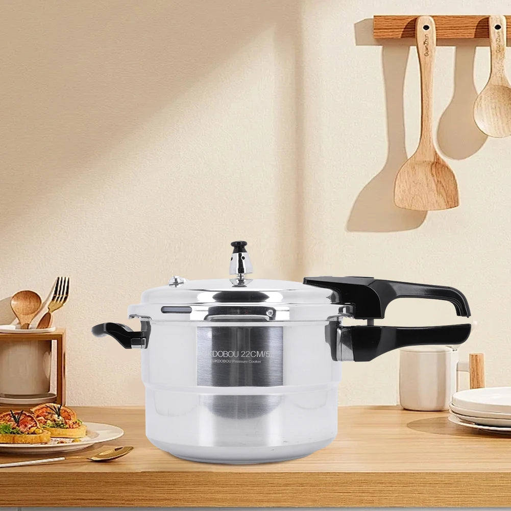 Aluminum Pressure Cooker With Steaming Plate