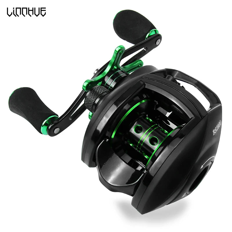 LINNHUE BS2000 Baitcasting Reel 8.1:1 High Speed Saltwater Fishing
