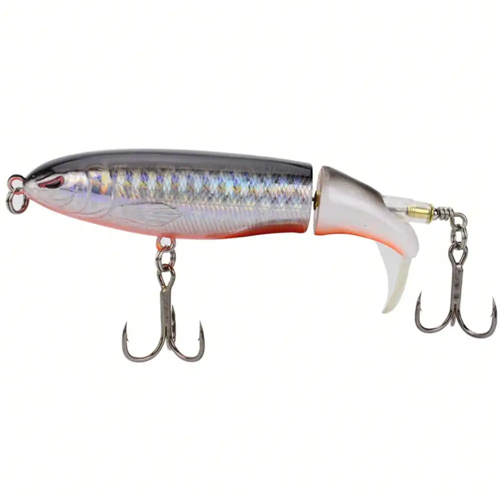 Propeller Trolling Hard Lure With Rotating Bobber Pencil Bait