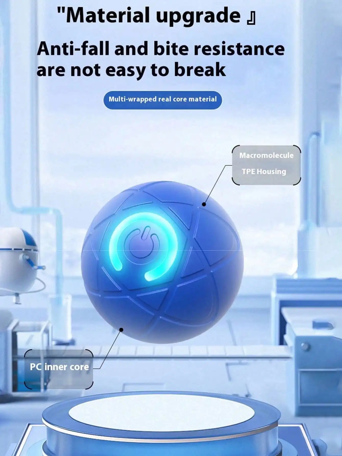 Interactive USB Dog Ball Toy For Small And Medium Dogs
