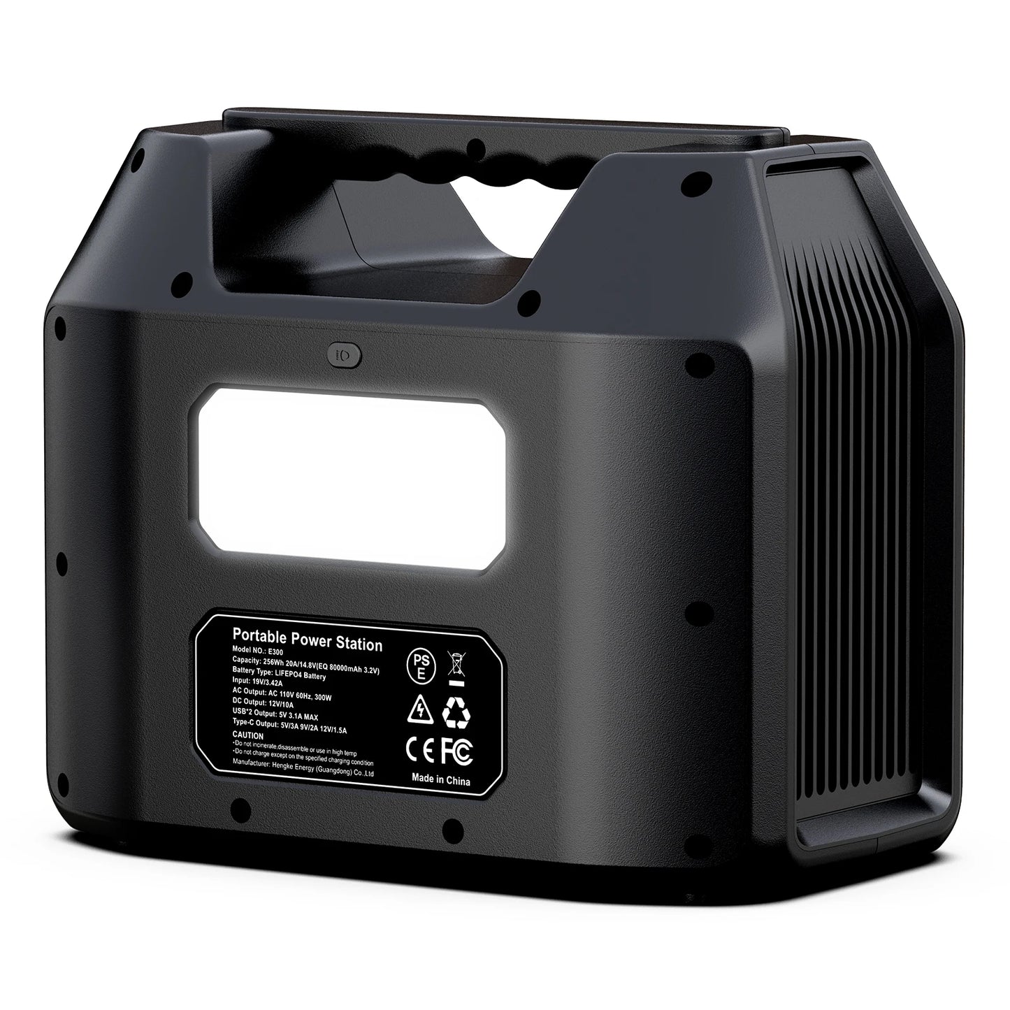 SinKeu Portable Power Station 300W Solar Generator with LiFePO4 Battery