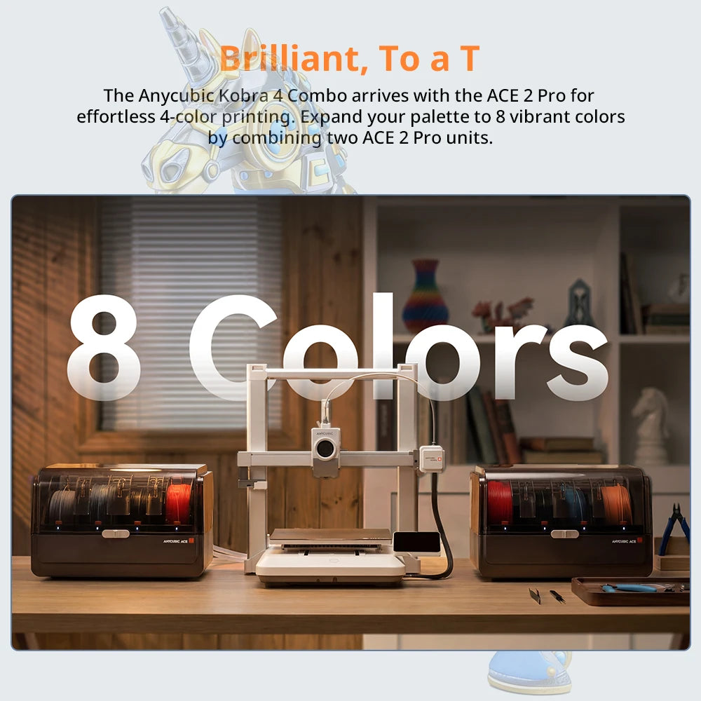 Anycubic Kobra 4 3D Printer With Leviq 3.0 Auto Leveling