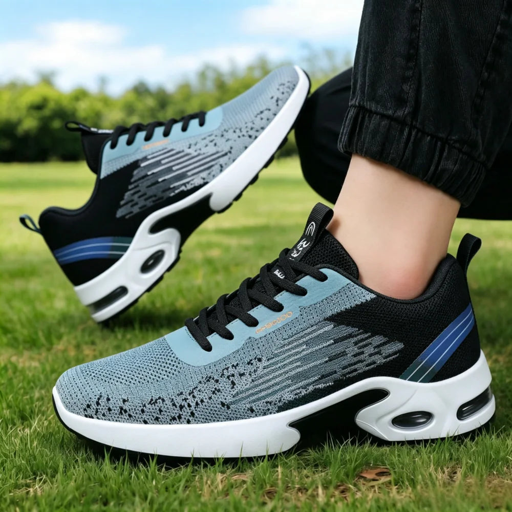 Men's Breathable Mesh Air Cushion Running Shoes