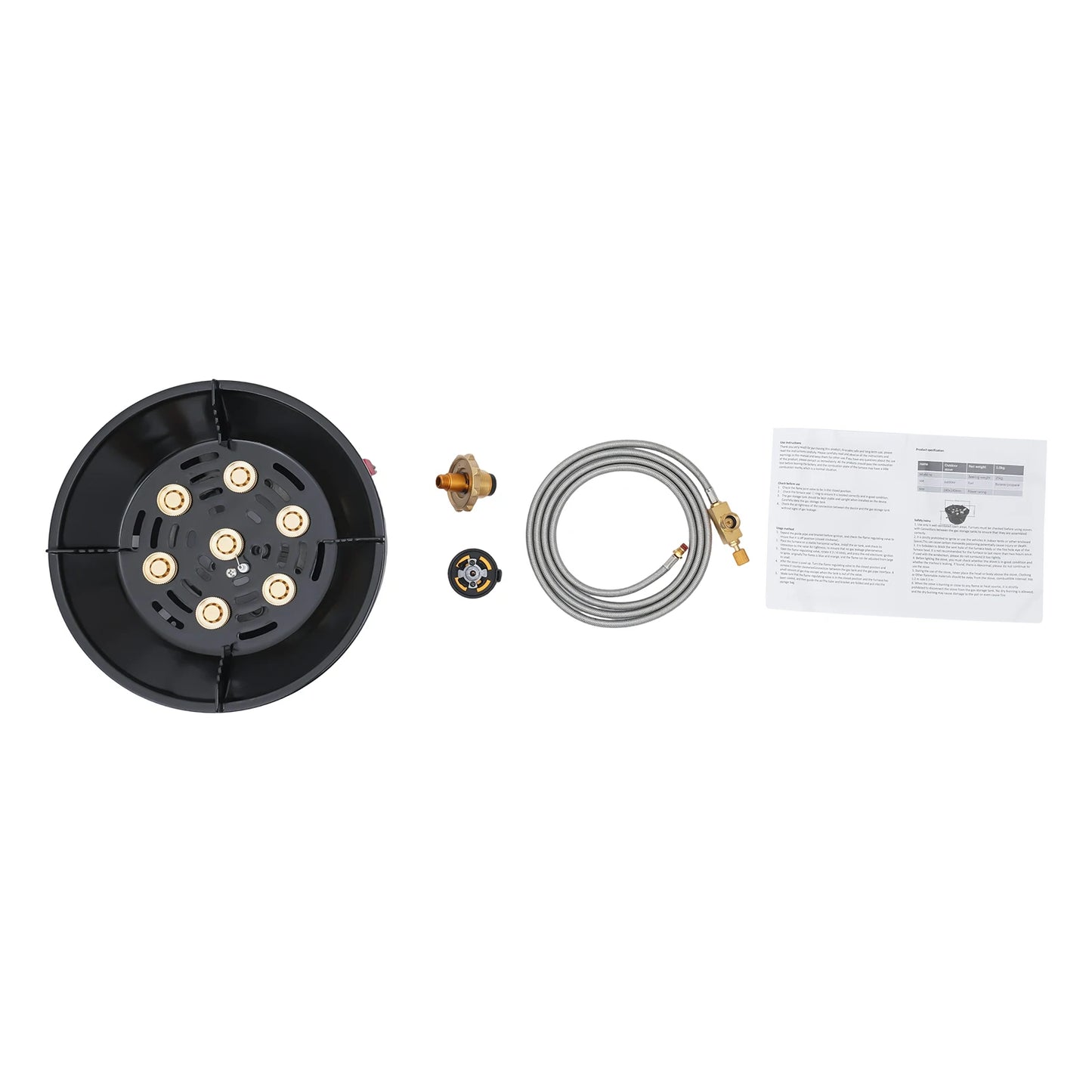 Camping Stove 21000W High Power Gas Burner With Windproof Ignition