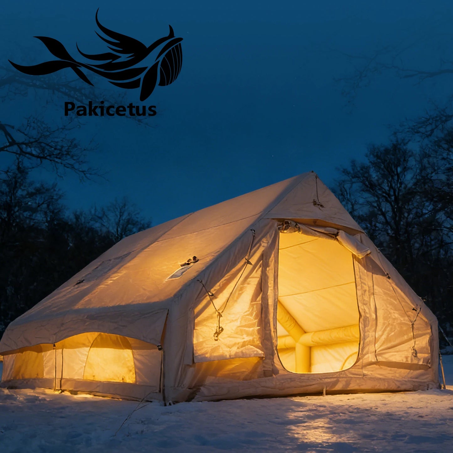 Pakicetus Quick Setup Inflatable Camping Tent Waterproof