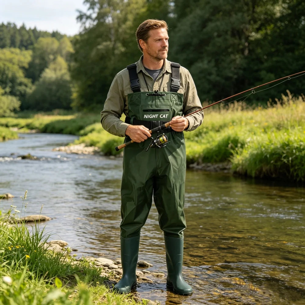 Night Cat Waterproof Chest Wader For Men And Women Boots