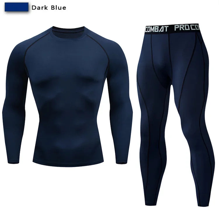 Two Piece Unisex Compression Sportswear Set For Training And Yoga