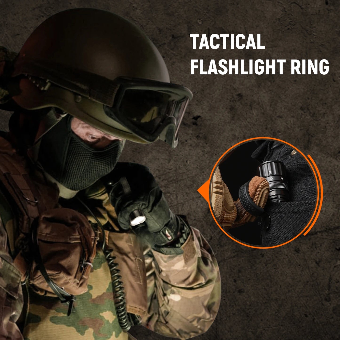 Wurkkos TD07 1300LM Tactical Flashlight Long Throw IP68 Waterproof