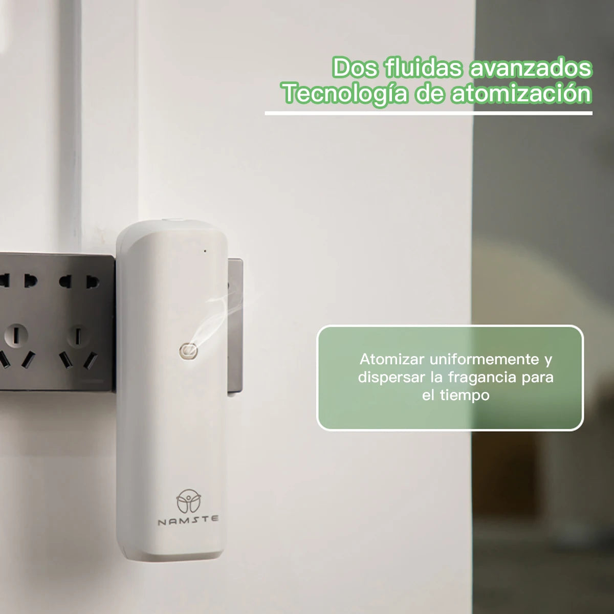 NAMSTE Plug In Wall Fragrance Diffuser Smart Waterless Aroma Machine