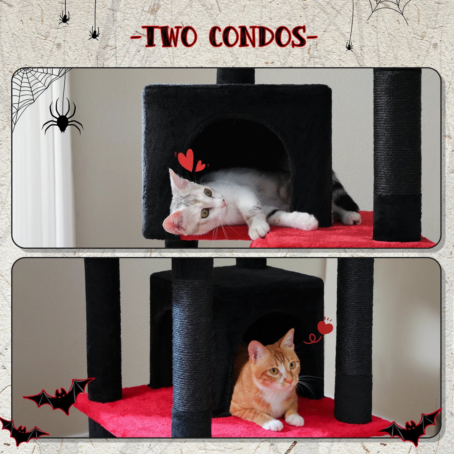 Pawz Road Multi Level Large Cat Tree Condo