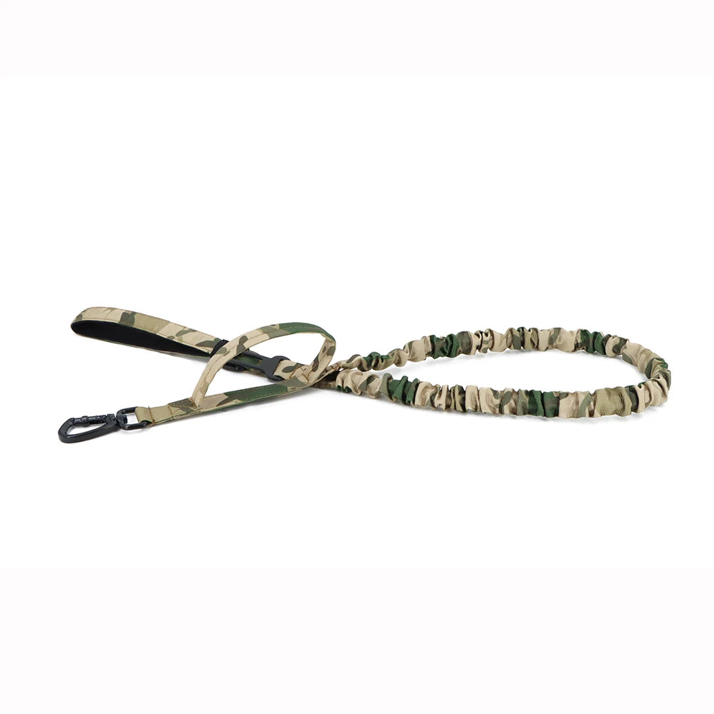PETRAVELCN Military Dog Leash Adjustable Quick Release With Dual Handles