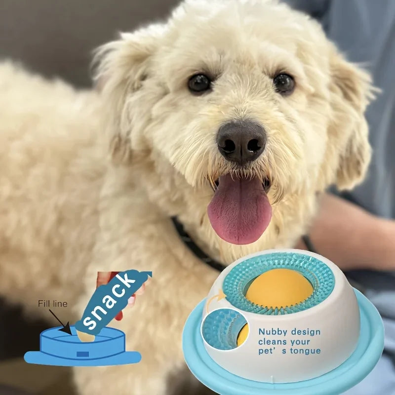 Interactive Pet Toy With Slow Feeder And Food Dispenser For Enrichment Crate