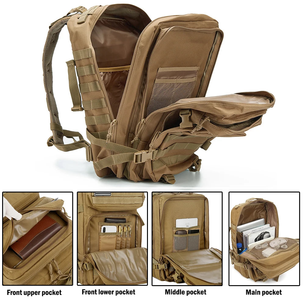 ReFire Gear Tactical Molle Backpack for Outdoor Trekking