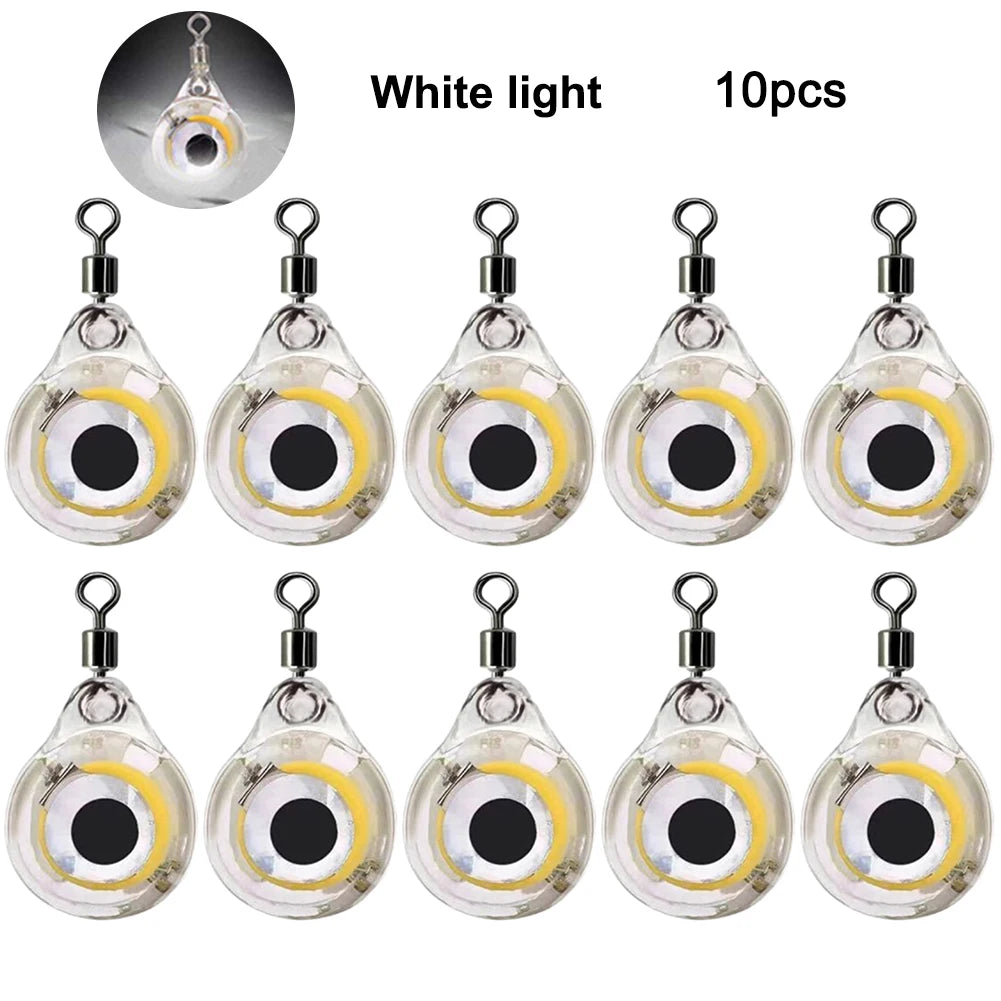 Alloet LED Underwater Eye Shape Fish Light Lure For Night Fishing